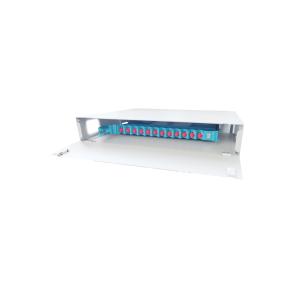 Wholesale 1U ODF Fiber Panel 12Fiber 19inch Rack Mount Sliding Modular from china suppliers