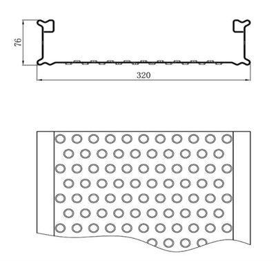 3.0mm Thickness Scaffolding Deck Cable Tray Roll Forming Machine With Punching