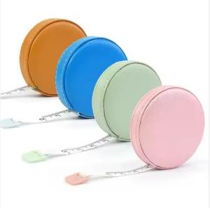 Wholesale Dual Sided Retractable Ruler Sewing Tape Measure Medical Body Cloth Tailor Craft Dieting Soft Leather Measuring Tape from china suppliers