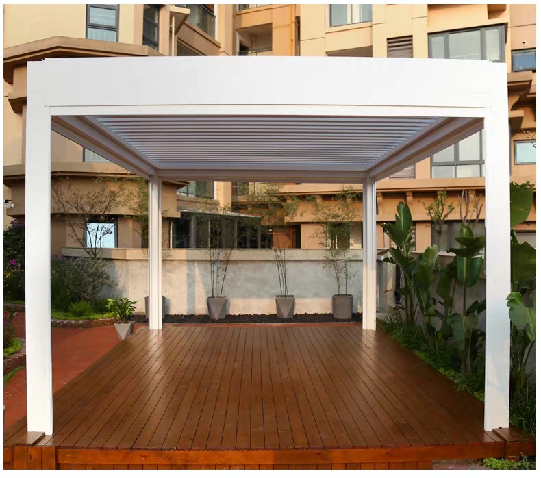 Bioclimatic Gazebo Awning garden Aluminum Louver Gazebo pergola Canopy