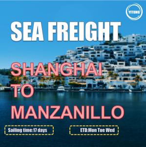 Wholesale Direct Sailing NVOCC International Sea Freight From Shanghai To Manzanillo Mexico from china suppliers