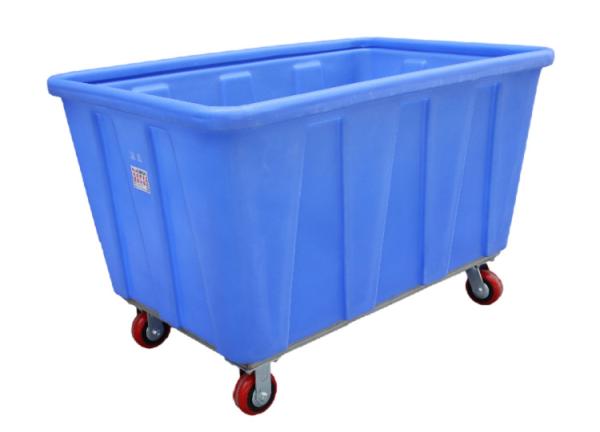 1040x640x1750mm China Manufacturer HDPE Heavy Duty Big Laundry Trolley For