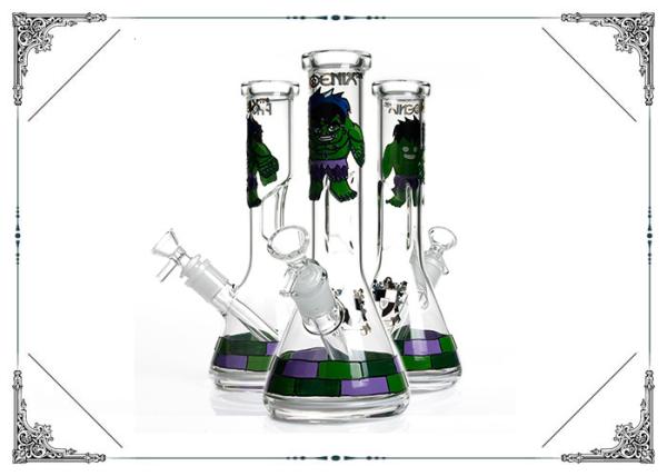 The Hulk Glass Smoking Water Pipe Beaker Bong Ingot Ice Catcher Bongs Hookah