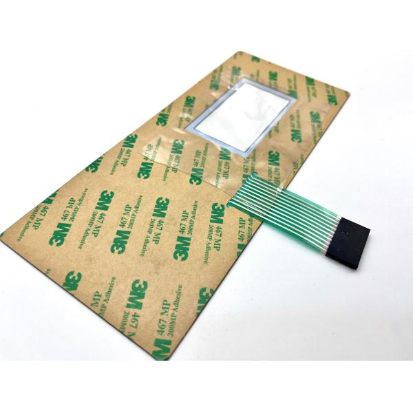 Screen Printing Membrane Panels Silver Conductive Circuit With 2.54MM Pitch