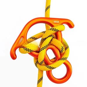 Wholesale Outdoor Hardware Climbing Descender Figure Eight Ring for Rapid Descent Protection from china suppliers