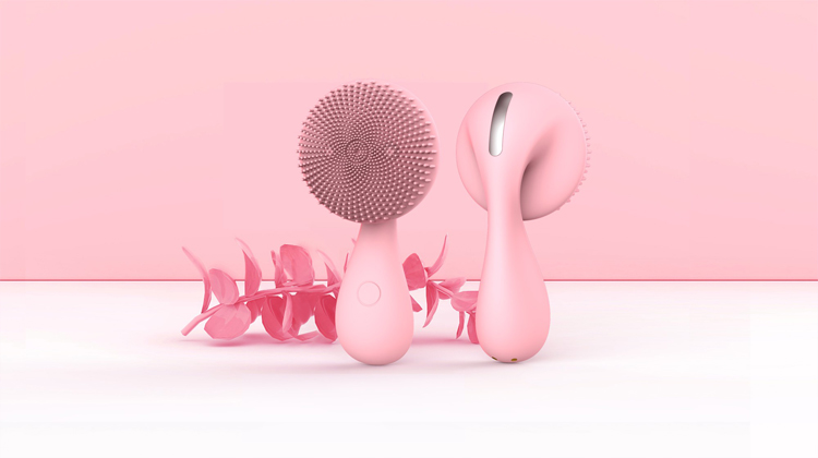 Portable ultrasonic mini Deep Electric Silicone Facial Cleansing Brush