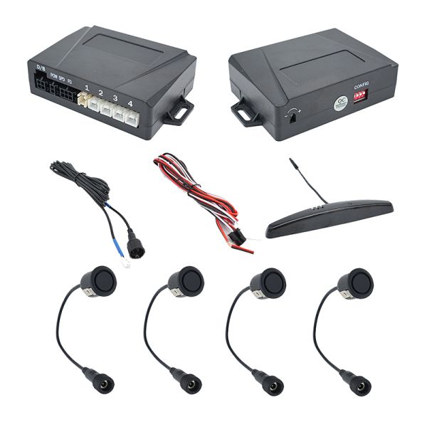 Universal Ultrasonic Rear Bumper Parking Sensor with Display Buzzer Backup Aid