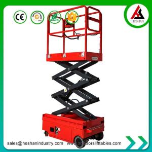 Wholesale Industrial Mobile Electric Hydraulic Scissor Lift Self Propelled 3.9M 300kg from china suppliers