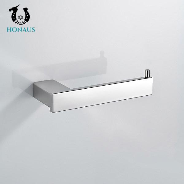 Hotel Bathroom Shower Accessories Brushed Steel Towel Rack Anti Corrosion