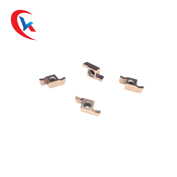 2 Cutting Edges GER-D HRA 91.8 Hardness Carbide Grooving Inserts For CNC Machines