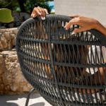 Outdoor Restaurant Furniture Rattan Wicker Garden Set for Balcony Patio Space