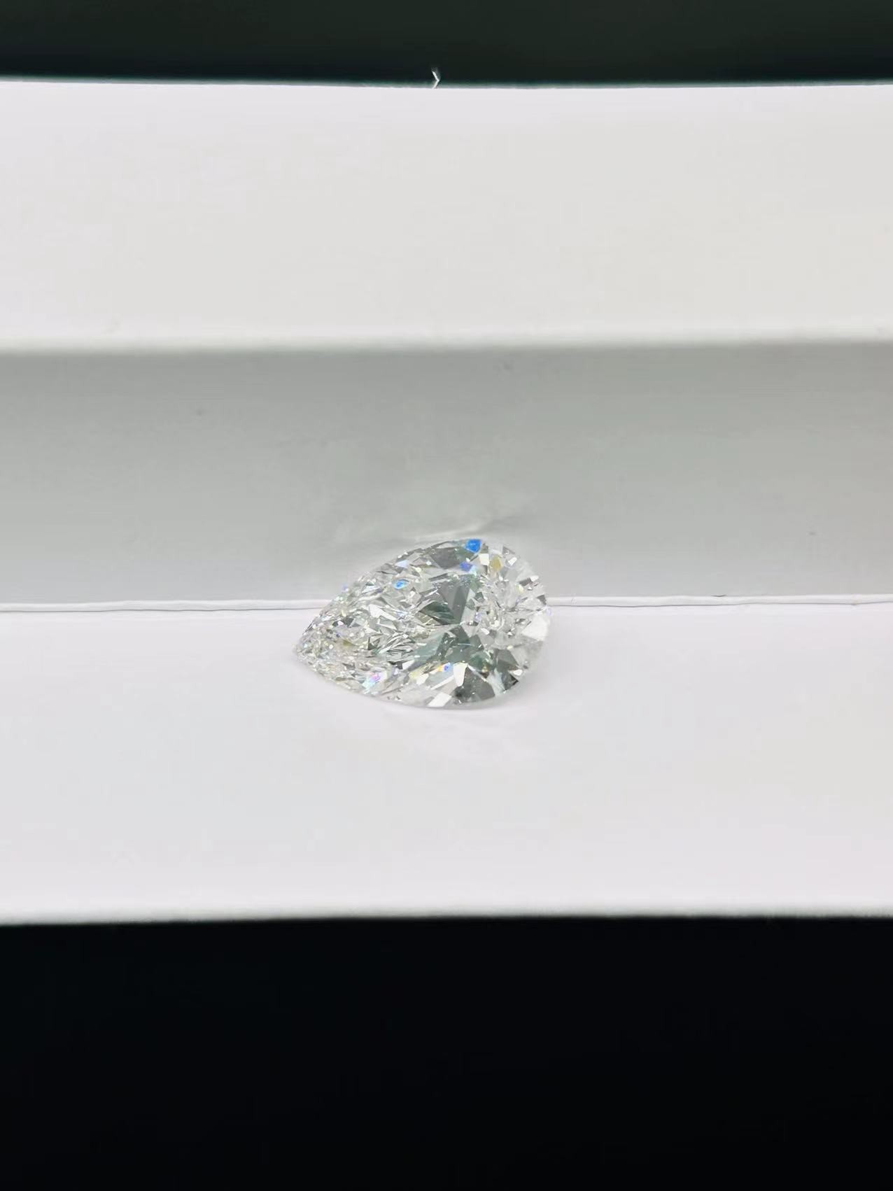 10 Mohs Pear Shaped Lab Diamond Largest Cvd Diamond For Jewelry Production