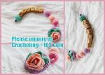 Rainbow nursing necklace, Nursing necklTeething necklace, Breastfeeding Necklace