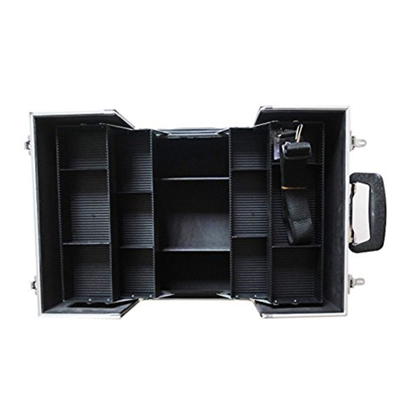 Logo Customized Available Aluminum Hard Case With Foam And Fold Out Tray
