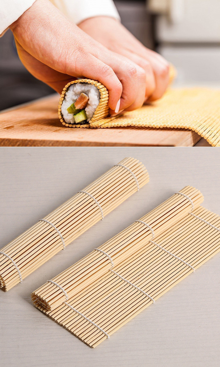 25*10*5cm Beginners Bamboo Sushi Making Kit All In One Household Kitchen Tools