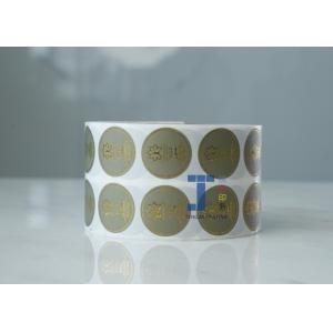Buy cheap Customization Round Shape Hot Stamping Labels With Digital Printing from wholesalers