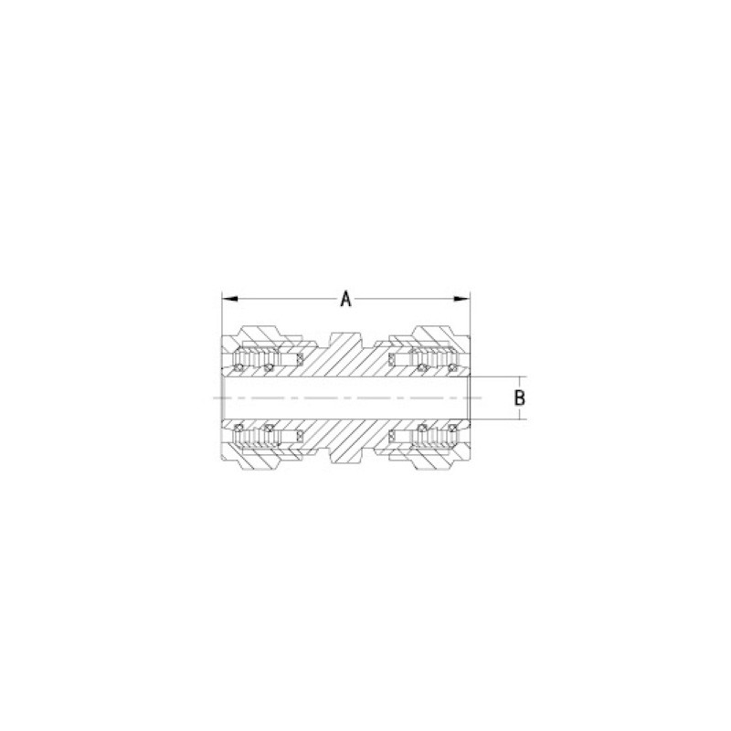 Anticorrosive Brass Compression Fittings Nickel Plated Compression Straight Connector