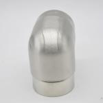 Pipe connector 90 degree, material SS304, finishing satin or mirror, for tube 50