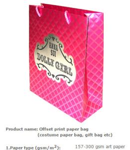 Wholesale pp rope paper bag/paper shopping bag with 15 years experience/bolsa de papel ropa from china suppliers