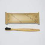 Adult Children Bamboo Toothbrush Charcoal Biodegradable Disposable