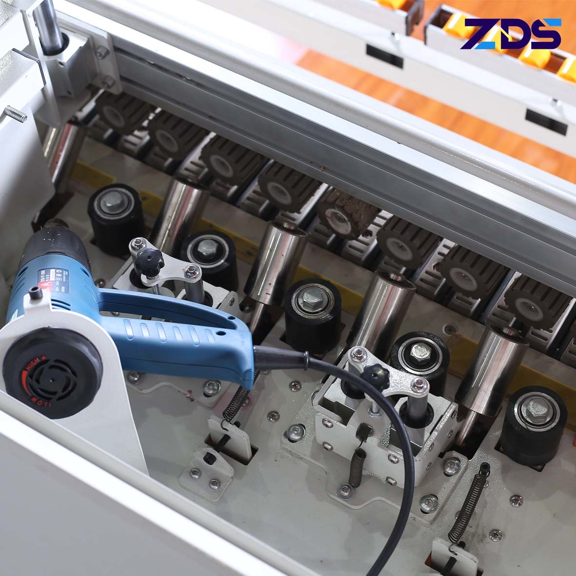 PVC ABS Acrylic Automatic Edge Banding Machine Hypotenuse Straight Dual Purpose