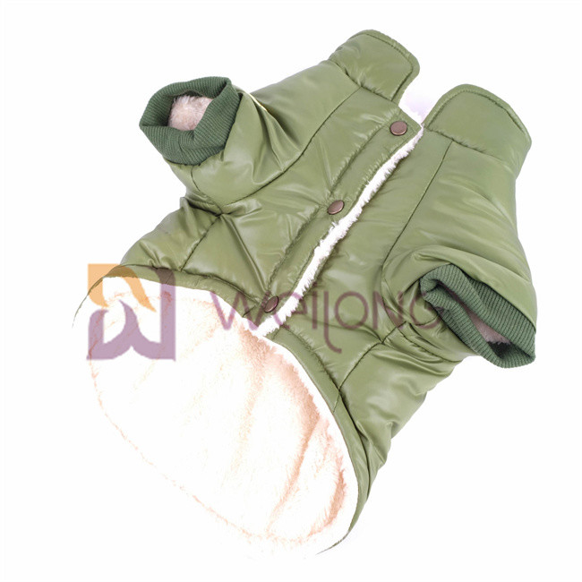 Air Force Snaps Button Opening Pet Jacket Mixed Olives Stylish Dog Coat ISO9001