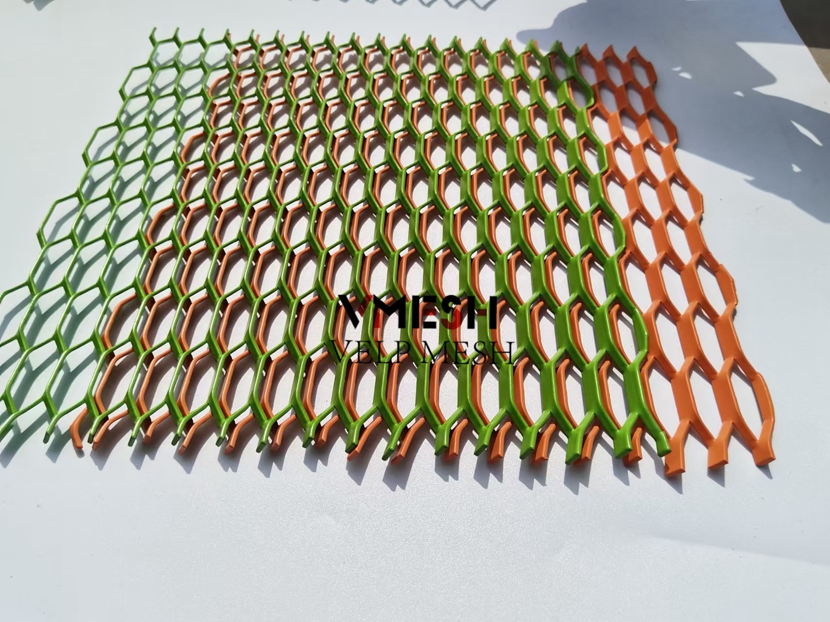 2mm Plate Aluminum Expanded Cladding Decorative Mesh Metal Screen