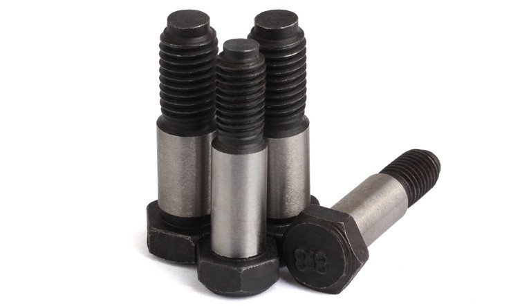 Black Oxide Precision Shoulder Screws , Standard Hex Head Shoulder Bolt Metric
