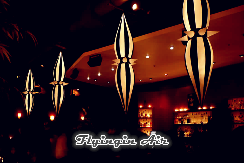 Customized Decorative Party Light, Hanging Inflatable Cone for Sale
