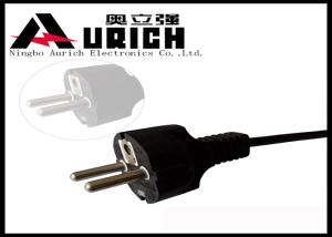 Wholesale 3 Pole 3 Wire European Power Cord For Printer / Electric Kettle / Electric Cooker from china suppliers