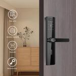 Aluminum Alloy Smart Digital Door Lock 3D Identify Biometric Password NFC Unlock
