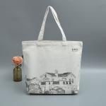 Promotional Cotton Canvas Grocery Bags Heavy Duty Canvas Shopping Bags With Logo