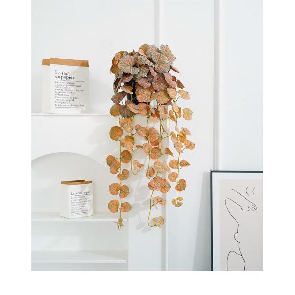 OEM Florist Fake Flowers Realistic Artificial Hanging Baskets With Pots