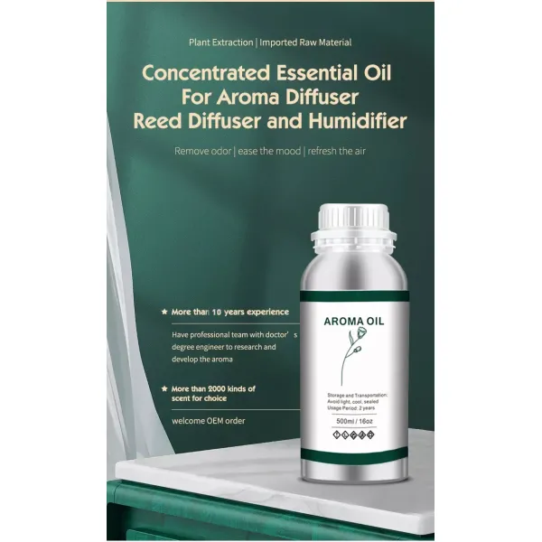 500ml Perfume Grade C Fragrance Oil with 2000kgs Production Capacity for Aroma Machines and Perfume Making