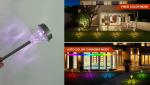 Embellishment Ground Solar Powered Landscape Lights Colorful Garden Light