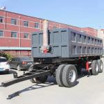 Farm Trailer 3-Axles Hydraulic Rear Dump Draw Bar Full Trailer