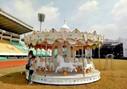 Electric City Park Carousel Fair Carousel Ride For Kids 1 Year Warranty