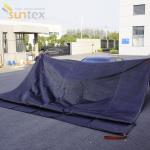 Gray Color Suntex Car Fire Blanket Thermal Resistance 550℃/1000℃