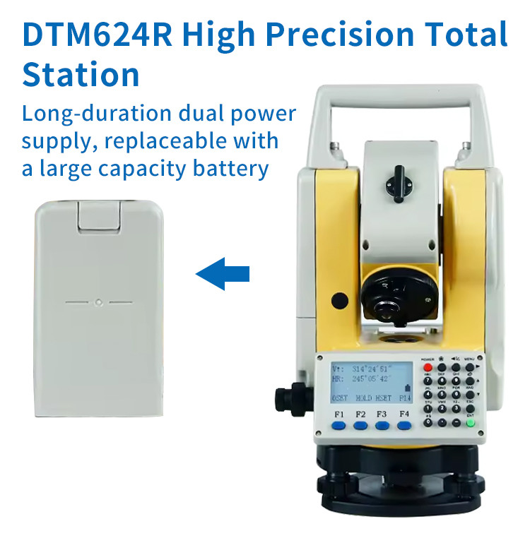 Changzhou Dadi Total Station High Precision Prism-free Coordinate Ranging Chinese And English Operating System DTM624R
