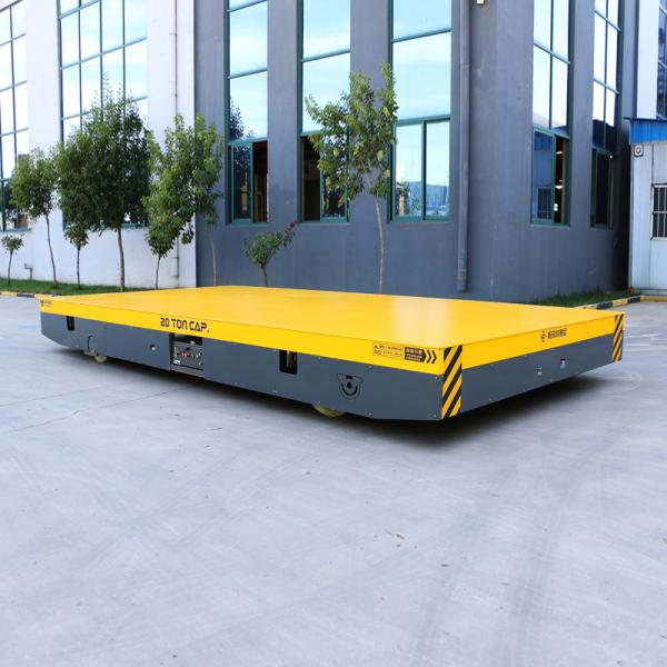 Steel Mill Die Motorized Flat Cart for Bay to Bay Die Transport Cart on Cement
