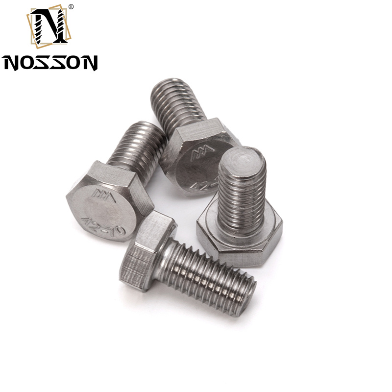ZINC PLATED Stainless Steel Hex Bolt and Nuts Washer 304 316 for High Tensile Strength in Industrial Applications