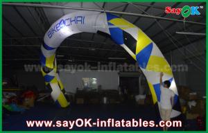 Wholesale Arch Bridge Design Outdoor Giant Rainbow Entrance Inflatable Arch For Event Custom Logo Printing from china suppliers