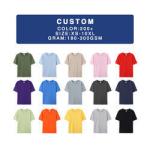 Summer Cotton Mens T-Shirt Short-Sleeve Man T Shirt Short Sleeve Pure Color S