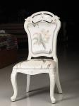 SGS Solid Wooden Oak Retro Upholstered Dining Chairs Chenille Cover