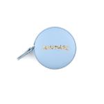 Wintape Fashion Hot Stamping Logo Round Shape Multi-Color Mini Cute Blue Leather