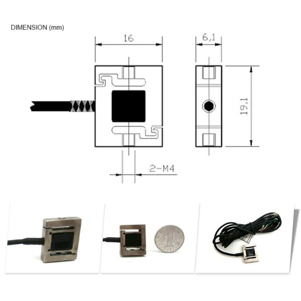 SC516MD miniature S type load cell 500g 1kg 5kg 10kg 20kg 30kg 50kg