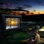 Outdoor Projection Inflatable Airtight Projector Screen Inflatable Movie Screen