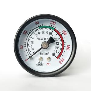 Wholesale Copper Alloy Connection Utility Pressure Gauge 50mm 15 Kg/Cm2 Oil Manometer from china suppliers