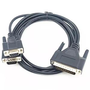 Wholesale DB9M To DB25M Computer Printer Cable DB25 Male To DB9 Female Extension Cable OEM ODM from china suppliers