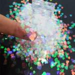 Glitter Heart Valentine's Day Heart Lover Confetti Sprinkles Big Small Mixes